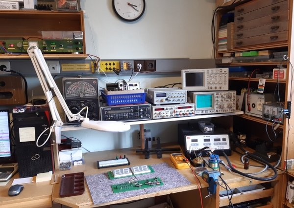 Mein Elektronik Arbeitsplatz in Kyritz